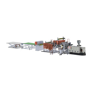SPC floor one step extrusion line